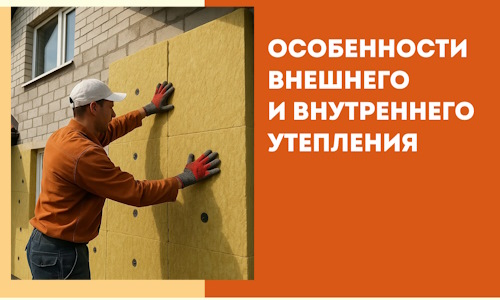 Какие особенности внешнего и внутреннего утепления в Вязниках