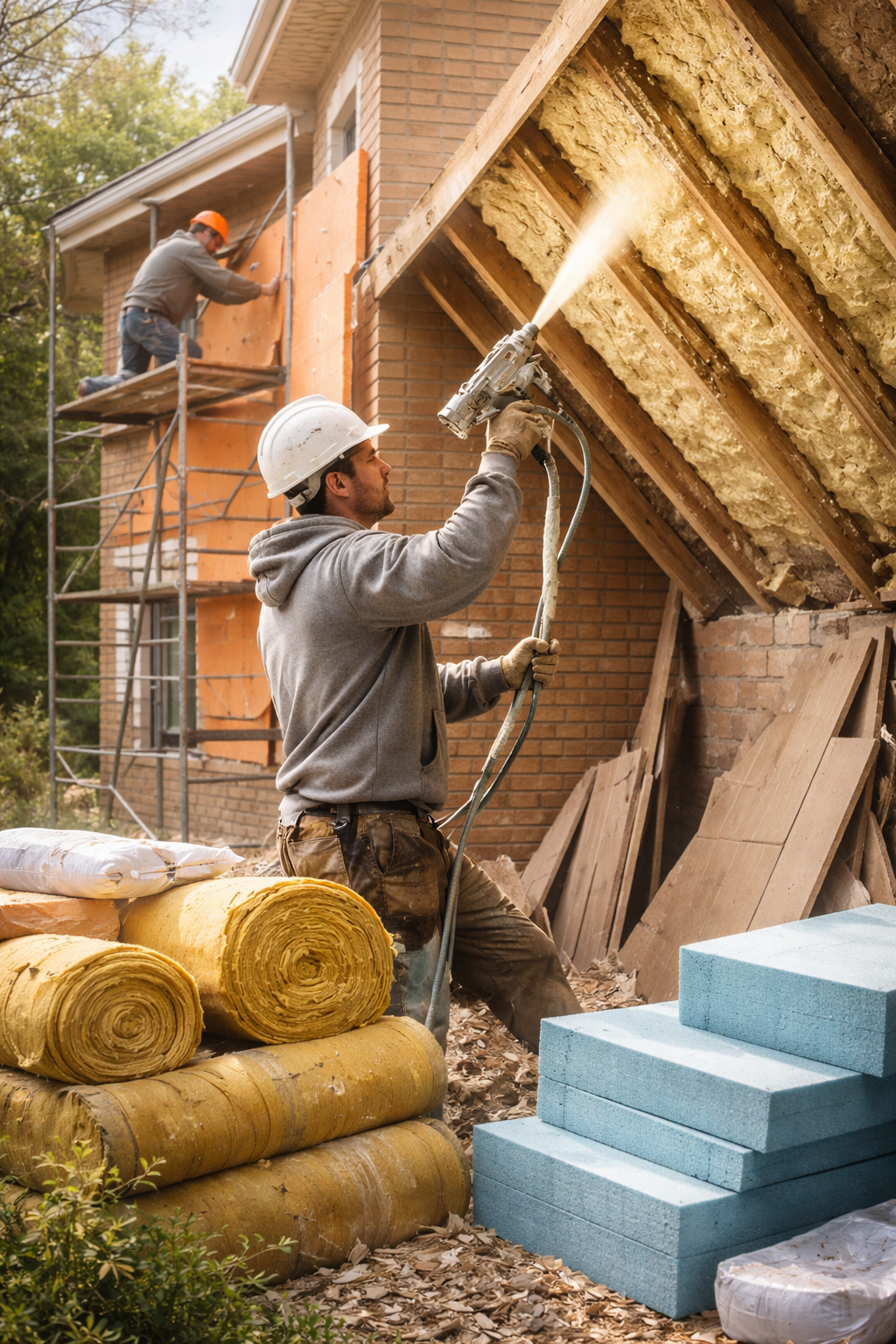 Утепление домов в Вязниках под ключ от 4487 руб/м2 | Профессионально — ТепломастерВзн