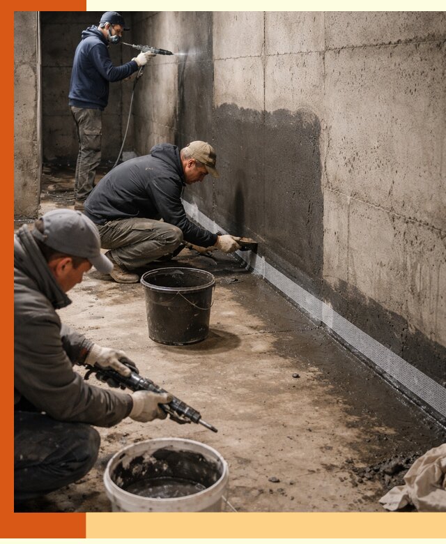 Гидроизоляция подвала в Вязниках — комплексная защита от влаги